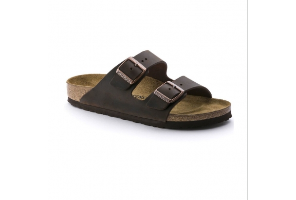 Birkenstock ciabatta Arizona BS pelle oliata habana marrone Art. 0052533