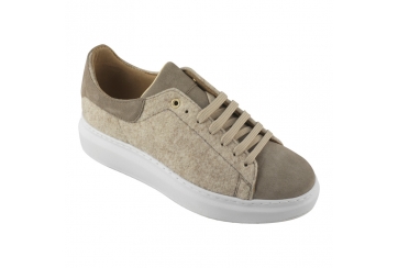 Ecosanit Mod. Fellon sneaker pelle bianco